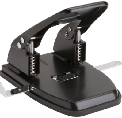 Heavy Duty 2-Hole Punch, 30 Sheets Capacity – Durable Metal Puncher for Office & School, Adjustable Paper Guide, Ergonomic Handle, Precise Hole Punching, Ideal for Filing & Organizing