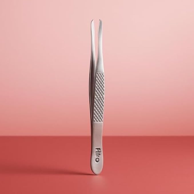 144 Pieces Stainless Steel Tweezers (8.5cm - Precision Slant Tip Eyebrow Tweezer for Hair Removal – Facial Grooming & Beauty)