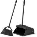 72 Pieces Foldable Dustpan & Broom Sets (Long Handle Upright Sweeping Set with Dense Bristles for Home – Kitchen and Office Cleaning)