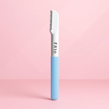 Eyebrow Razor Blue – Precision Facial Razor for Eyebrow Shaping & Dermaplaning, Portable Eyebrow Trimmer Shaver for Face Hair Removal