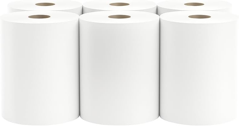 96 Pieces Tissue Roll 6 Packs (Soft and Absorbent Toilet Paper – 2-Ply Bathroom Tissue – Family Pack)