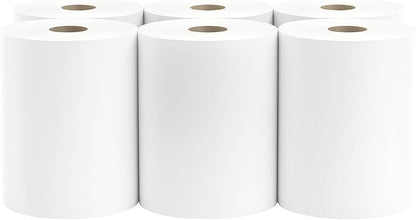 Tissue Roll 6 Pack, Soft and Absorbent Toilet Paper, 2-Ply Bathroom Tissue, Family Pack