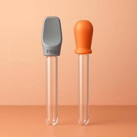 Pet Feeding Kit with Filler Syringe 12 x 2 cm for Puppies Kittens Birds Reptiles Small Animals