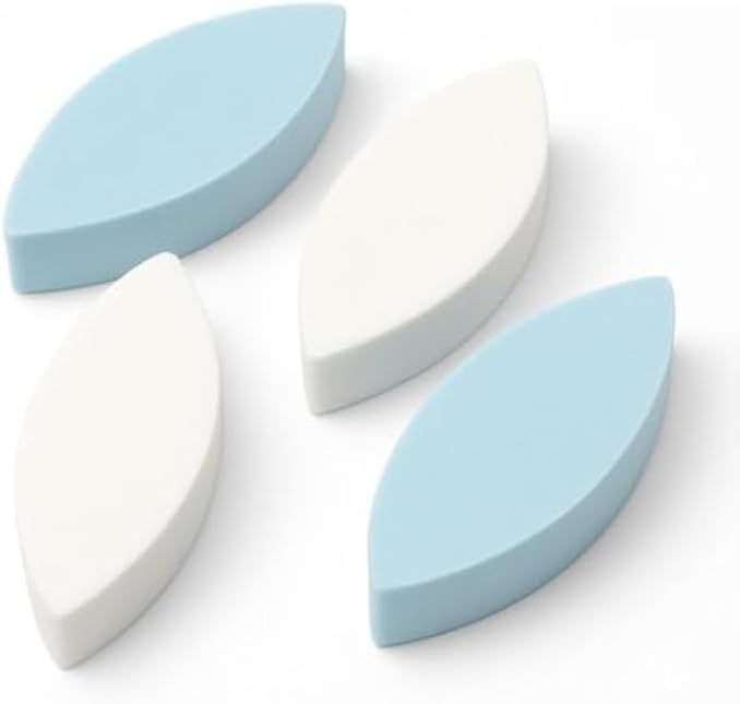 96 Pieces Oval Makeup Sponge 4-Packs (Soft Blending Cosmetic Sponges for Foundation – Concealer & Liquid Makeup Applicator)