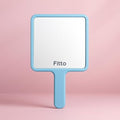 120 Pieces Cosmetic Mirror Squares (15.5cm Blue Frame Portable Makeup Mirror for Travel – Vanity – Pocket)