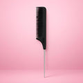 120 Pieces Stainless Steel Rat Tail Combs (19cm Black - Metal Tail Comb for Hair Sectioning – Styling – Teasing – Fine Teeth Salon Comb)