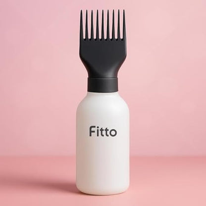 Hair Dye Bottle White - Refillable Squeeze Applicator Bottle for Hair Color, Dye Mixing, Tint & Bleach - Salon and Home Use