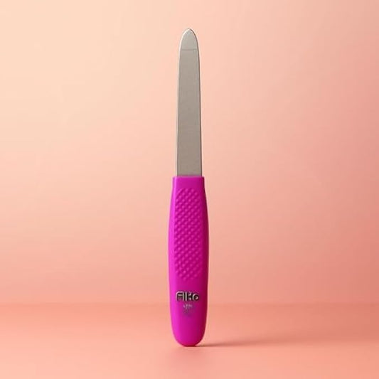 Pink 16cm Nail File - Portable Manicure & Pedicure Nail Filer Emery Board for Home Travel