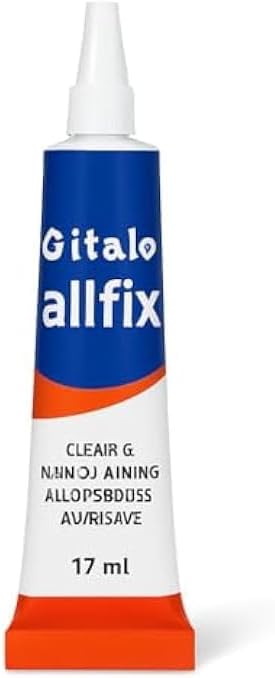 Clear Non-Staining All-Purpose Adhesive - Transparent Multi-Surface Glue for Crafts, Fabric, Paper & Wood