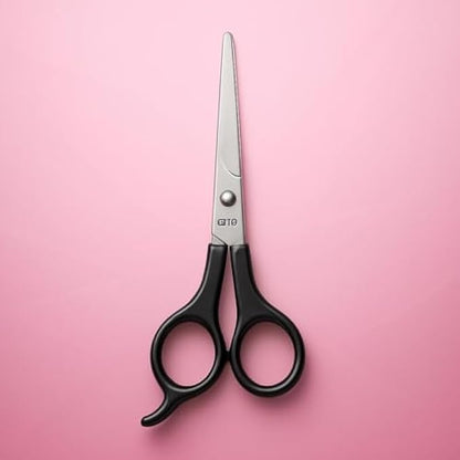 Hair Cutting Scissors 15.5 cm (6.1) Black Handle - Barber & Salon Hairdressing Shears for Hair Cutting and Styling