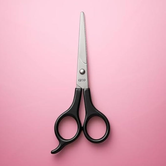 Hair Cutting Scissors 15.5 cm (6.1) Black Handle - Barber & Salon Hairdressing Shears for Hair Cutting and Styling