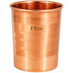 96 Pieces Copper Tumbler Glasses with Hammered Finish (Smooth Rolled Rim – Durable Copper Body for Water and Beverages – Easy to Clean)