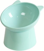 144 Pieces Cat Feeder Bowls (Tilted Design – 13.5cm x 11.5cm – 200ml Capacity – Assorted Colors)