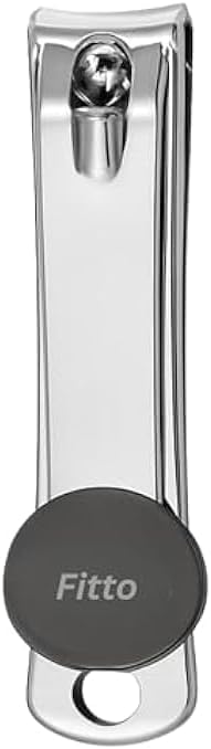 Nail Clipper Stainless Steel Compact 7.85x1.9cm - Portable Fingernail & Toenail Trimmer for Travel Manicure Pedicure