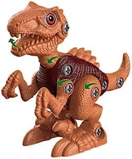 96 Pieces 3 Pieces Dinosaur Surprise Eggs with 3 Take Apart Dinosaur and Screw Drivers