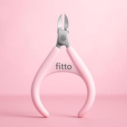 Cuticle Nipper Stainless Steel Nail Nipper Pink - Manicure Pedicure Cuticle Trimmer Cutter for Dead Skin Nail Care