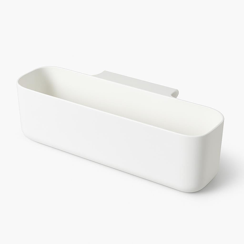 144 Pieces Long Water Sink Drain Baskets (Easy Drain Design – White)
