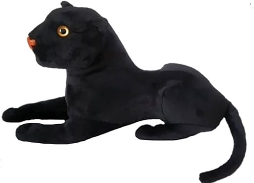 Fitto Plush Toy Black Panther - Soft, Cuddly Stuffed Animal for Kids, Perfect Gift for Birthdays, Baby Showers, and Collectors - High-Quality Plush, Realistic Design, 16 inches