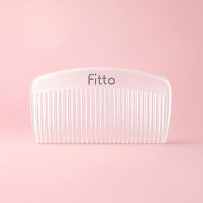 Small White Plastic Side Hair Comb Pack of 2 - Side Hair Combs, Hair Accessory, Hair Grip for Women & Girls