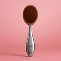 96 Pieces Brown Makeup Brush Soft Synthetic Bristles Face Blending Brushes for Powder Blush Bronzer Foundation Contour Wooden Handle