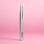 144 Pieces Stainless Steel Tweezers (10cm - Slant Tip Eyebrow Tweezer for Precision Hair Removal & Grooming)