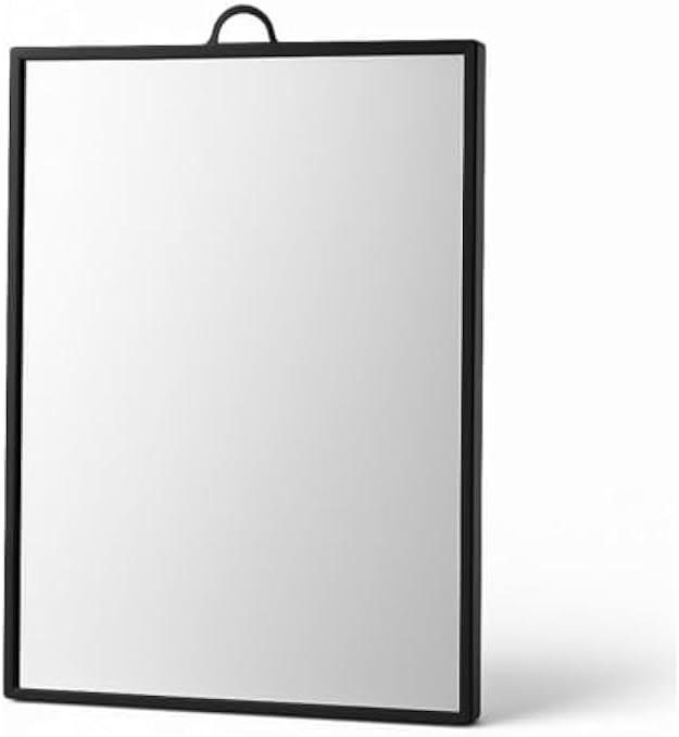 120 Pieces Cosmetic Mirror Rectangulars (16cm Black Frame - Portable Makeup Mirror for Vanity & Travel)