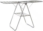 48 Pieces Heavy Duty Stainless Steel Laundry Racks (Vertical Folding Drying Stand – Space Saving & Portable – Ideal for Small Areas – No Assembly Needed – 25 Bars for Versatile Drying – Indoor & Outdoor Use)