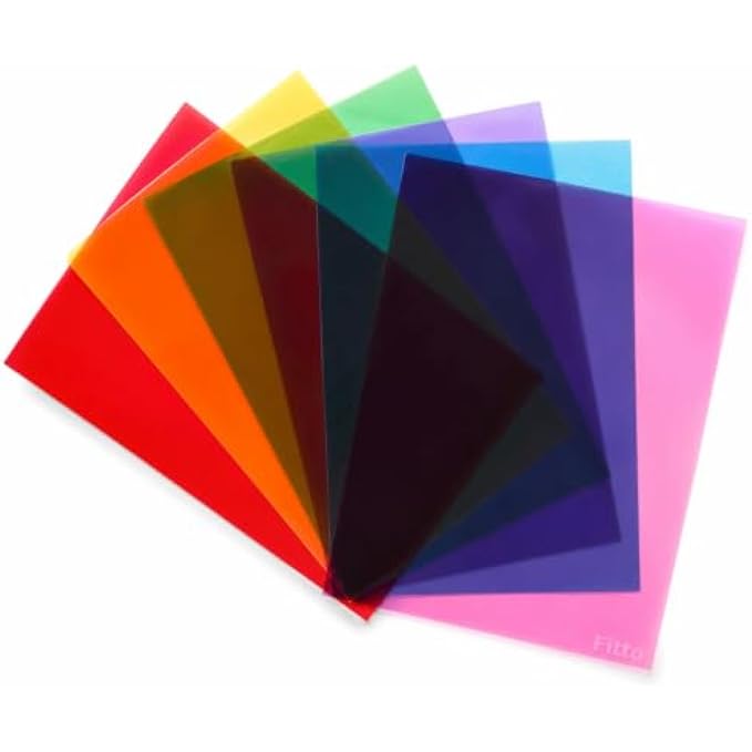 120 Pieces Cellophane Paper Packs (10 Assorted Transparent Color Sheets per Pack – For Gift Wrapping – Bouquets – Crafts and Decorations)