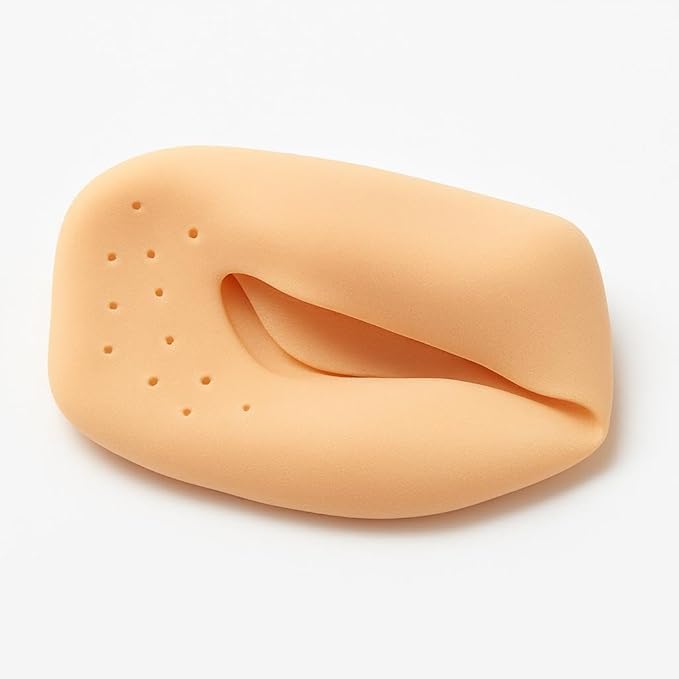120 Pieces Skin Tone Gel Foot Cushions (Reusable Heel & Ball-of-Foot Pads for Blisters – Plantar Fasciitis – Shoe Inserts – Pain Relief – Anti-Slip)