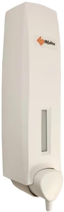 Fancy Push Type Liquid Soap, Lotion & Hand Sanitizer Dispenser, Surface Mounted, 350 ml (White), Wall-Mount, Easy Refill, Durable