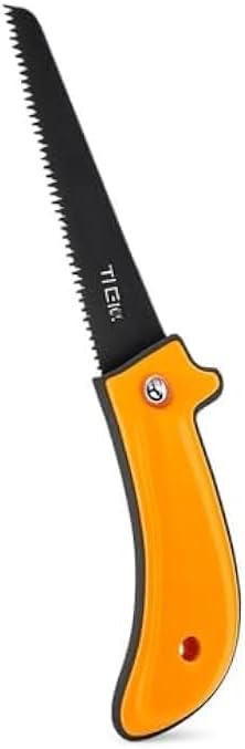 Mini Hand Saw 30cm Compact Saw with 17cm Blade for Woodworking, Pruning, Camping, Gardening