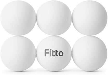 Table Tennis Ball 6-Pack - High-Quality White Balls for Professional and Recreational Play