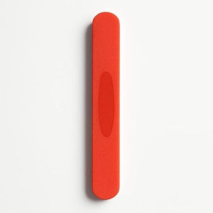 Red Nail Filer Emery Board Nail File for Manicure & Pedicure, Portable Double-Sided Nail Buffer
