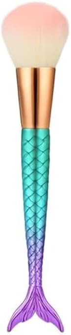 120 Pieces Rounded Blue Makeup Brush - Soft Synthetic Face Brushes for Powder (Blush – Foundation & Blending)