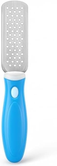 120 Pieces Foot File Blue - Callus Remover Pedicure Rasps for Smooth Feet (Ergonomic Non-Slip Handle – Durable Filing Surface – Washable Foot Care Tool)