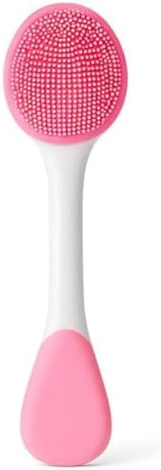 96 Pieces Face Cleansing Brush Pink - Facial Cleansing Brush Gentle Face Brushes for Deep Cleansing & Exfoliation