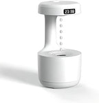 60 Pieces Mist Humidifiers (Bedroom – Cute Water Drops – Light Effects – Air Diffuser – For Baby Home Office – White)