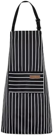 Stylish Cotton Apron for Women – Soft & Durable Fabric, Free Size, 60x85cm, Machine Washable Kitchen Apron with Trendy Design