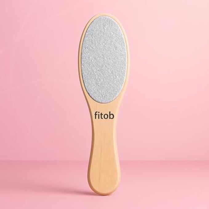 Wooden Handle Foot File Callus Remover Rasp for Heels Dead Skin Exfoliating Pedicure Tool