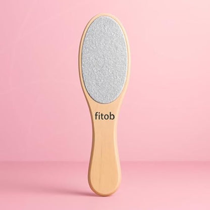 Wooden Handle Foot File Callus Remover Rasp for Heels Dead Skin Exfoliating Pedicure Tool