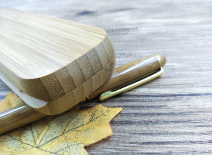 Eco-Friendly Bamboo Pen with Case - Sustainable Writing Instrument