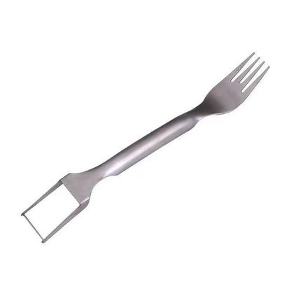 2-in-1 Stainless Steel Watermelon Fork and Slicer - Eco-Friendly Kitchen Tool
