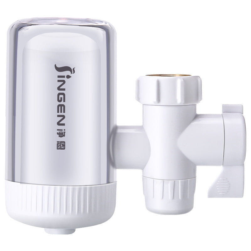 Transparent Water-Saving Faucet Filter with Long-Lasting Filtration