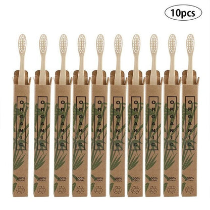 Eco-Friendly Bamboo Toothbrush Set - Sustainable Oral Care