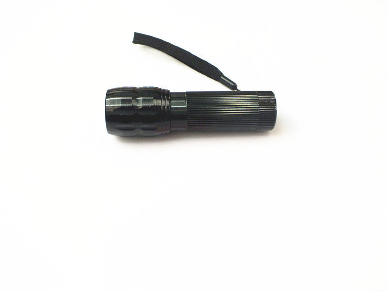 Eco-Friendly Rechargeable Black Flashlight - Durable & Sustainable Lighting