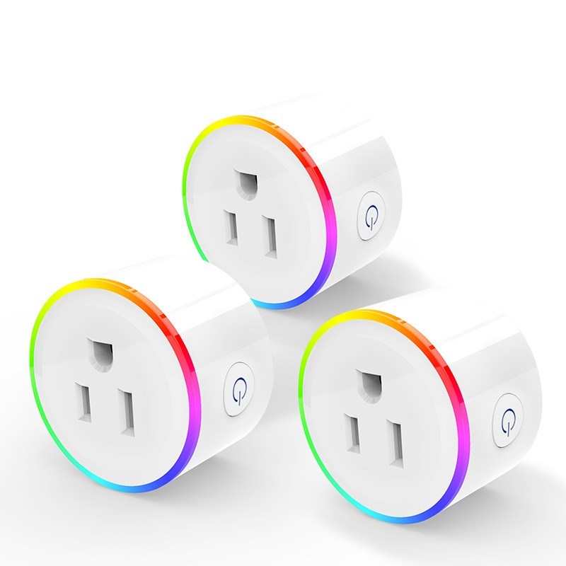 Energy-Saving Smart Plug Set with LED Ring