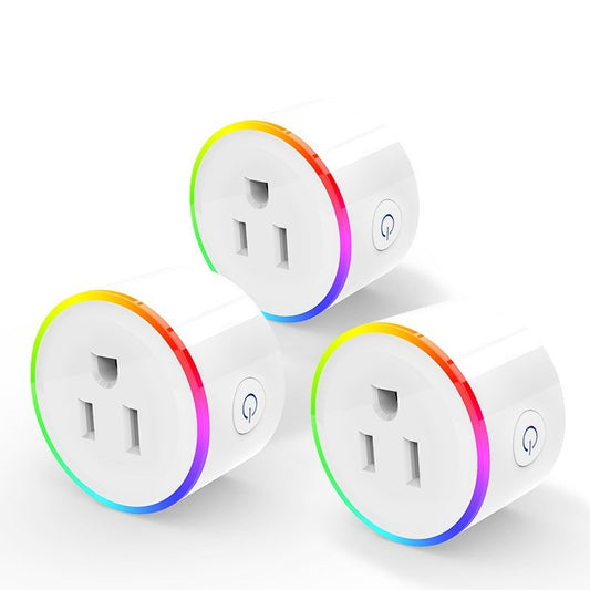 Energy-Saving Smart Plug Set with LED Ring