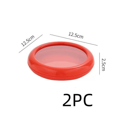 Eco-Friendly Silicone Food Savers - Reusable Circular Covers