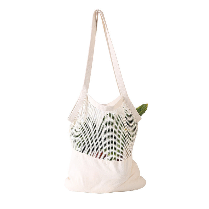 Eco-Friendly Reusable Mesh Tote Bag for Groceries