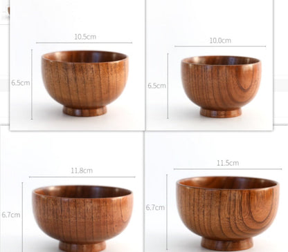 Eco-Friendly Wooden Bowls - Sustainable Kitchenware for Zero-Waste Living